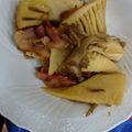 ほもさぴくろまによん's cooksnap of when they made タケノコ、ベーコン舞茸の和風ペペロン炒め.