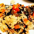 hasuppi's cooksnap of when they made こんにゃくたっぷり！沖縄風炊き込みご飯.