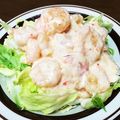 竜くんmama's cooksnap of when they made 簡単濃厚エビマヨ☆チーズ入り♪.