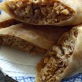 ゆみから's cooksnap of when they made 焼きビーフン春巻き♪簡単♪.