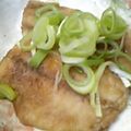 rummy's cooksnap of when they made 大葉醤油を使った鯵の香味焼き.