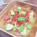 Maikaxoxo's cooksnap of when they made アイチエイジング♡アボカドトマト酢みそ和.