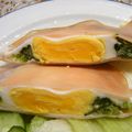 だれんしゃん's cooksnap of when they made お弁当に彩り☆ほうれん草入りハムエッグ.
