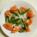 白いぐれーぷ's cooksnap of when they made アスパラガスと新玉葱マリネ.
