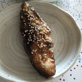 shyokoko's cooksnap of when they made カラスガレイのWゴマ焼き.