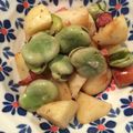 よめのはぴさん's cooksnap of when they made 茹でソラマメが余ったら、のサラダ♪.
