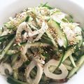 ♡ぷぅこ♡'s cooksnap of when they made ちくわ•キュウリ•大根•しその甘酢和え！.