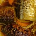 にょりこママ's cooksnap of when they made １１月２日晩飯【サンマの南蛮がけ】.