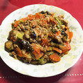 ともこもこかずず's cooksnap of when they made 簡単♡豚コマとナスのオイスタソース炒め.