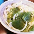 煮干し's cooksnap of when they made 刺身こんにゃくの塩麹和え.