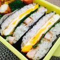 usaco3's cooksnap of when they made 朝食・ランチにも♬てりたま♡おにぎらず.