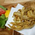 えみぱんまん's cooksnap of when they made ピラピラごぼうのサクサクかき揚げ.