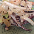 ユリチコ's cooksnap of when they made えびといかのマヨ炒め.