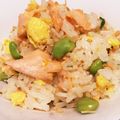 momoka01's cooksnap of when they made 簡単♪鮭チラシ寿司.