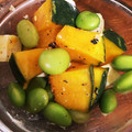 きじおとこたま's cooksnap of when they made かぼちゃと枝豆のチーズ和え.