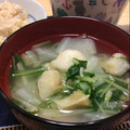 seacomet's cooksnap of when they made 水菜と大根と豆腐のほっこり中華スープ.