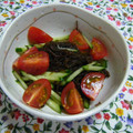サオリ's cooksnap of when they made もずくとトマトで１分.