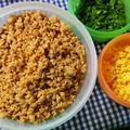 かたみや's cooksnap of when they made 鶏そぼろ.