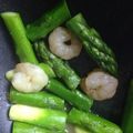 ひなあられ。's cooksnap of when they made 海老とアスパラの塩炒め。.