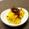 aiai5586's cooksnap of when they made パンプキンサラダ＊かりかりオニオンのせ.