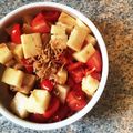 Mokainnyc's cooksnap of when they made トマトと長芋のかりかりジャコのせサラダ.