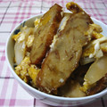 ピンクのたまご's cooksnap of when they made ✿さつまあげの玉子丼✿.