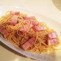 クックNALXCP☆'s cooksnap of when they made 大盛り！生クリームと卵黄のカルボナーラ.