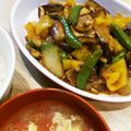 まぁちゃんこーちゃん's cooksnap of when they made 美味！ナスと油揚げの梅肉入り酢豚風.