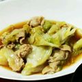 もり706's cooksnap of when they made 5分でできる！豚肉レタス生姜あんかけ.