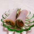 赤い電話's cooksnap of when they made 簡単ハム巻ききゅうり.