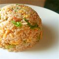 あいぴ226's cooksnap of when they made ５分で簡単ランチ☆鮭とレタスのチャーハン.
