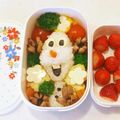 もぐぷりんぽんた's cooksnap of when they made 雪だるまつくろ〜〜簡単オラフキャラ弁.