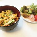まとーかすずき's cooksnap of when they made 簡単にできちゃう☆鶏ささみ親子丼.