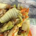 ひなり24's cooksnap of when they made タラコのあんかけお蕎麦で皿うどん.