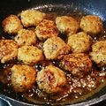 ぽりんこりん's cooksnap of when they made 残った卯の花で☆照り焼きハンバーグ.