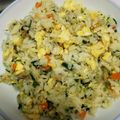 ちゃーん♪'s cooksnap of when they made じゃことほうれん草のチャーハン.