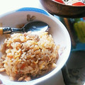 yuka…♡'s cooksnap of when they made 豚太郎の炒飯めざした♡うちの焼きめし♫.