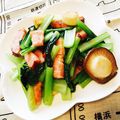 ゆーか1107's cooksnap of when they made 小松菜とベーコン炒め.