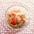 Nana9525's cooksnap of when they made さっぱり♪刺身こんにゃくとトマトの和え物.