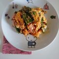 きよえもんさん's cooksnap of when they made 葉玉ねぎとベーコンの卵炒め.