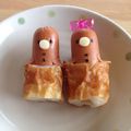 結真は道産子♪'s cooksnap of when they made ちくわヒヨコ＊キャラ弁おかず.