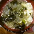 だれんしゃん's cooksnap of when they made 鶏のゆで汁で豆腐とわかめの中華スープ.