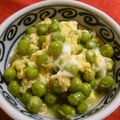わかなバァ's cooksnap of when they made お出汁で美味しくグリンピースの卵とじ.