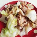 にほんやなぎ's cooksnap of when they made 春キャベツとしめじと豚肉炒め.