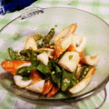 かほたくhy's cooksnap of when they made 簡単★絹さやとちくわの副菜.