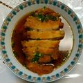 風彩里's cooksnap of when they made 絶品❢豚カツ出汁茶づけ.