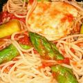 kumachan2007's cooksnap of when they made さっぱり！トマトと鶏肉の冷製パスタ.