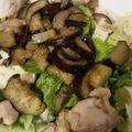 hamanny's cooksnap of when they made なすと鶏ももの出会い頭事故！キャベツ添え.