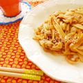 ミナいちご's cooksnap of when they made ヘルシー焼きうどん.