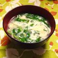 yacoch02's cooksnap of when they made 鶏がらの卵スープ.